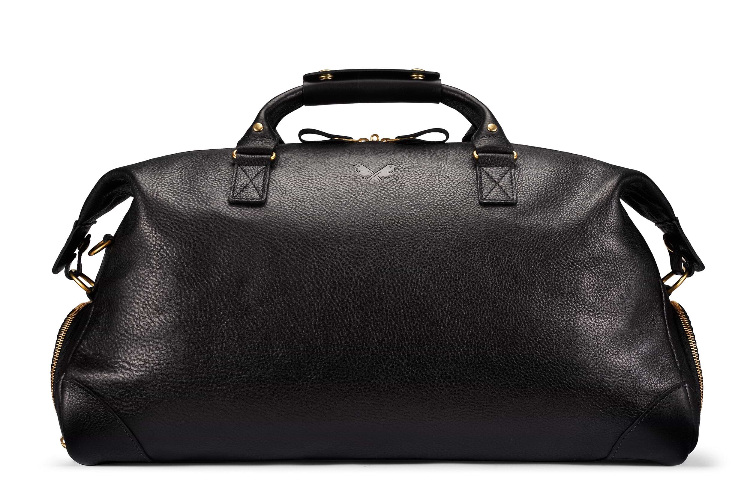The Leather Weekender Black Leather Weekender Bennett Winch