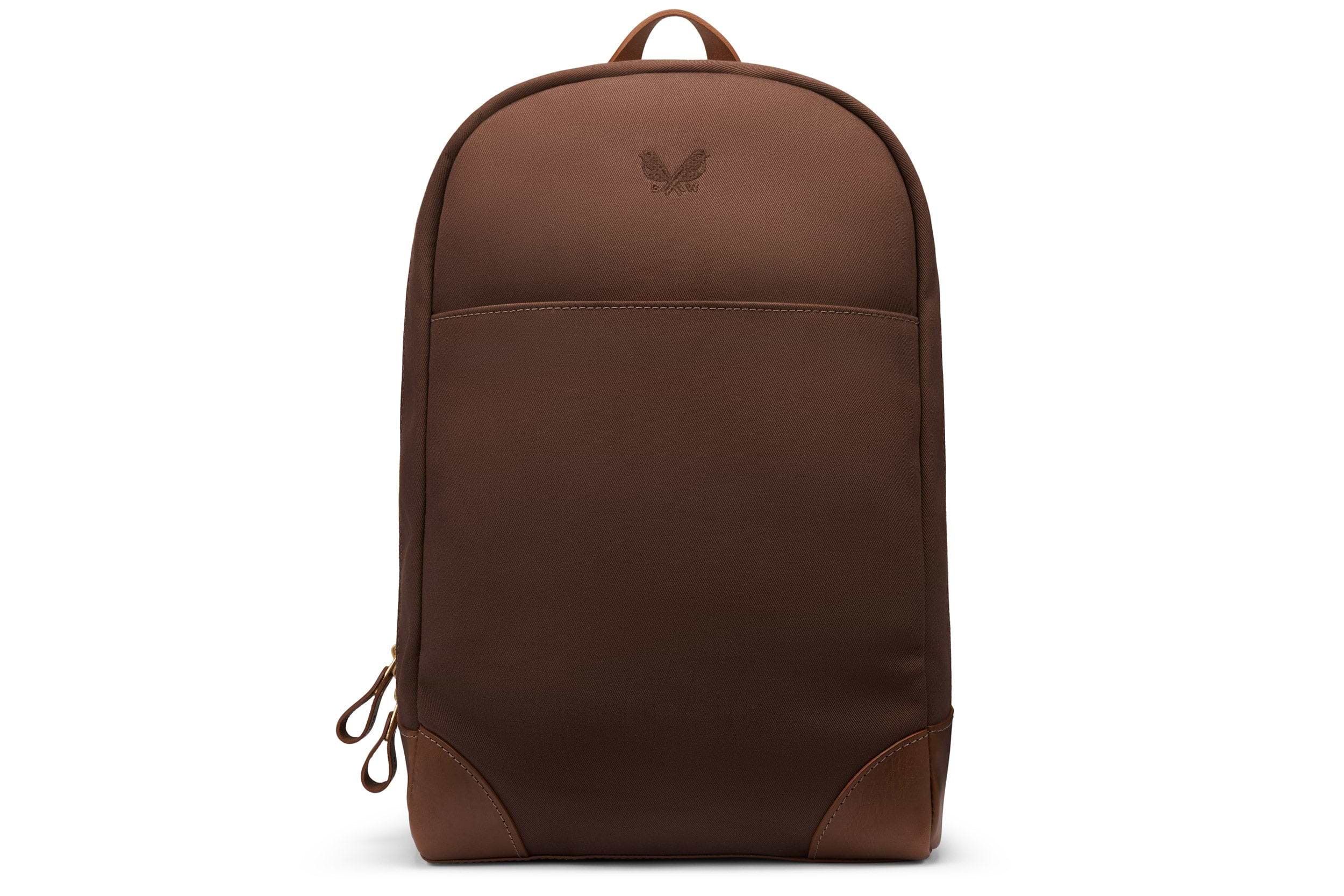 The Backpack Brown Canvas Backpack for Men Bennett Winch