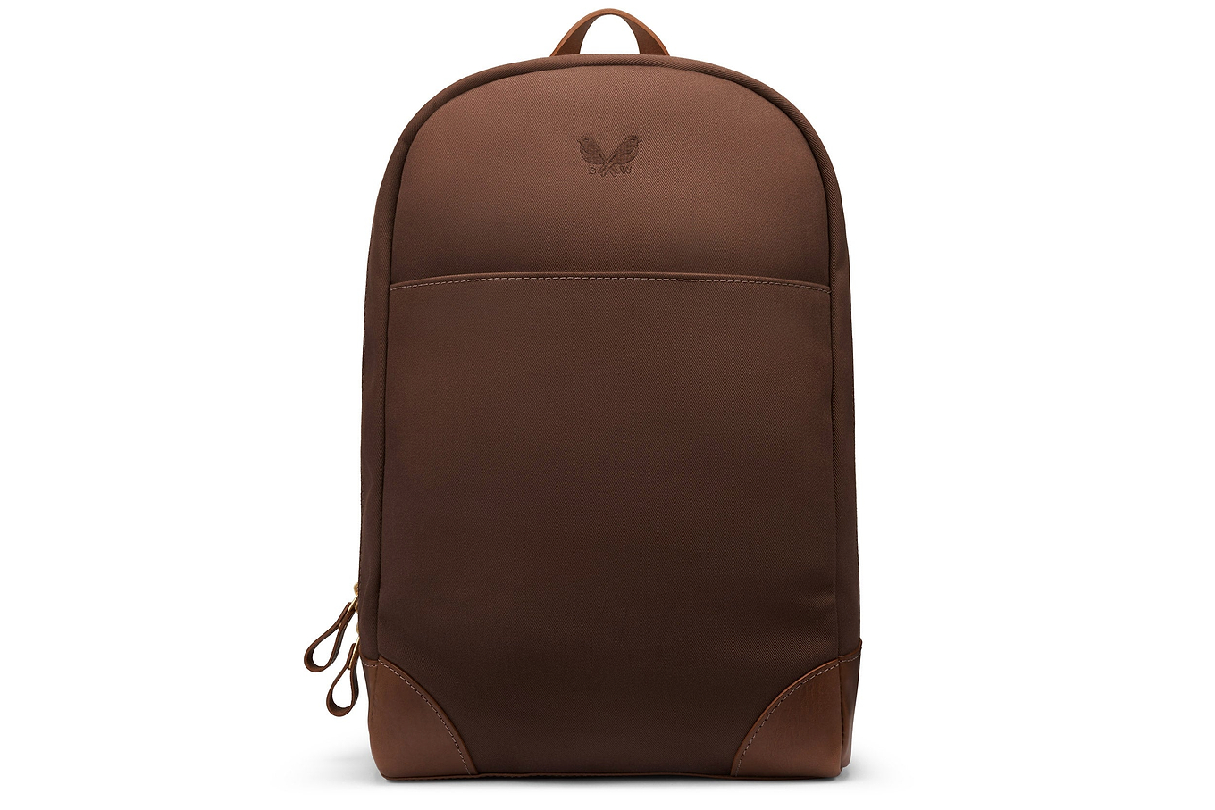 backpack in brown canvas