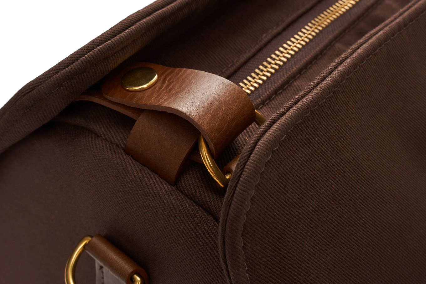 suit carrier holdall bag closure