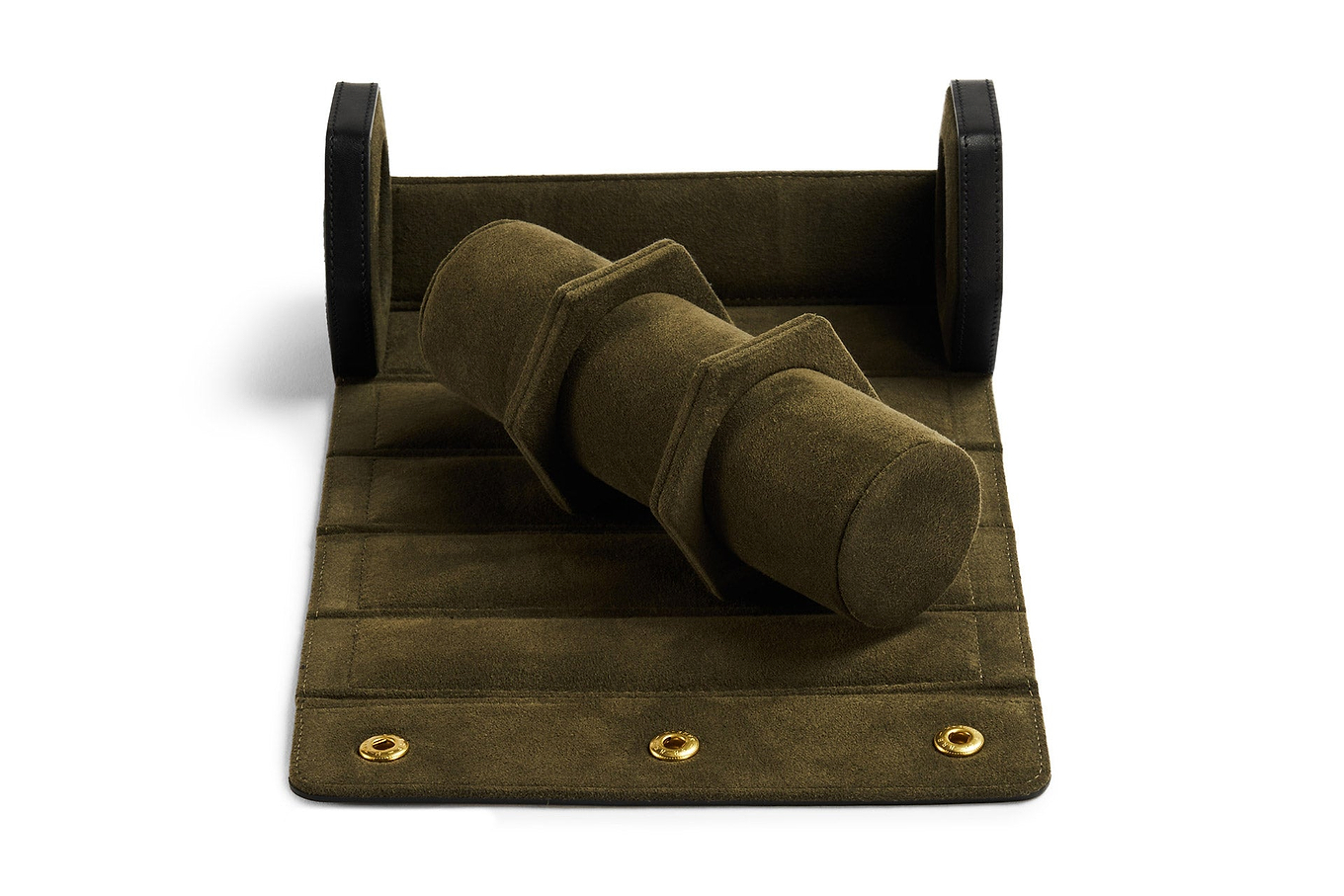 showcasing the removable three section cylinder component of watch roll