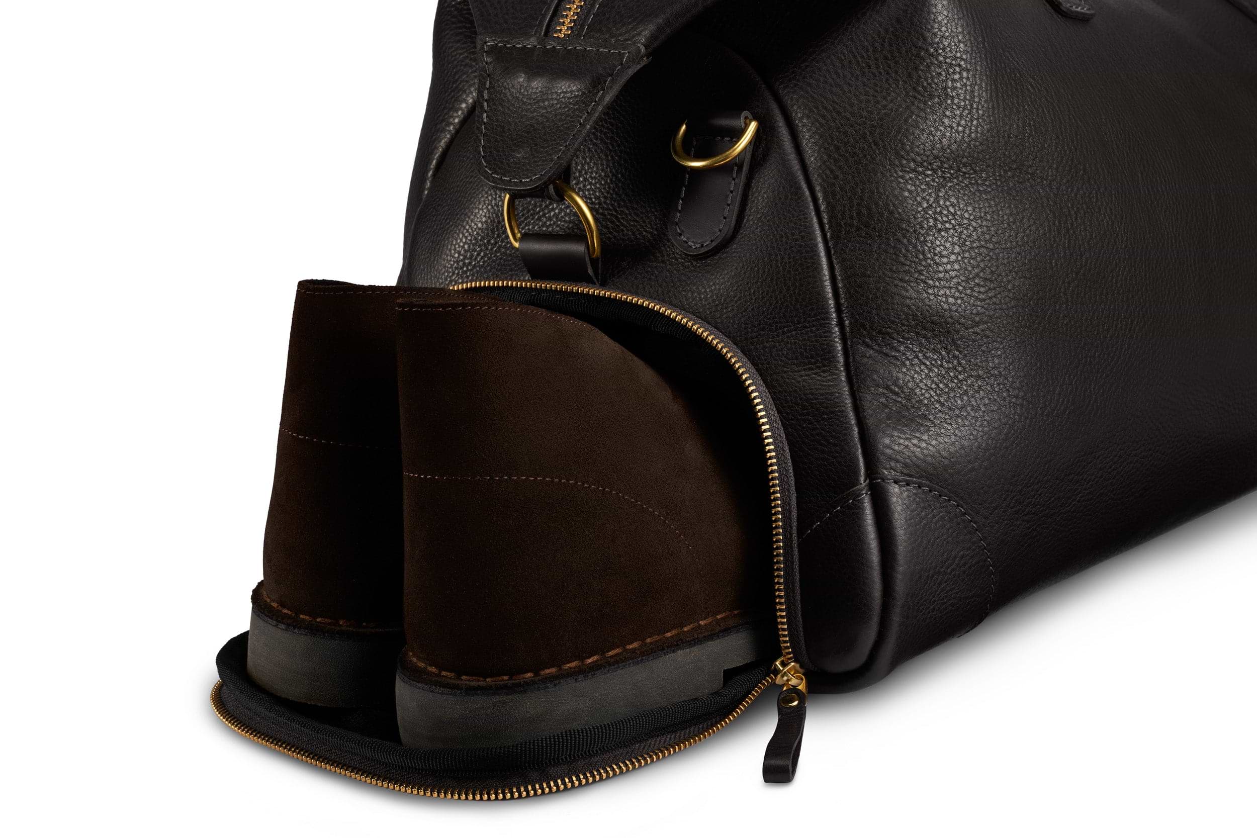 Leather Weekender - Black