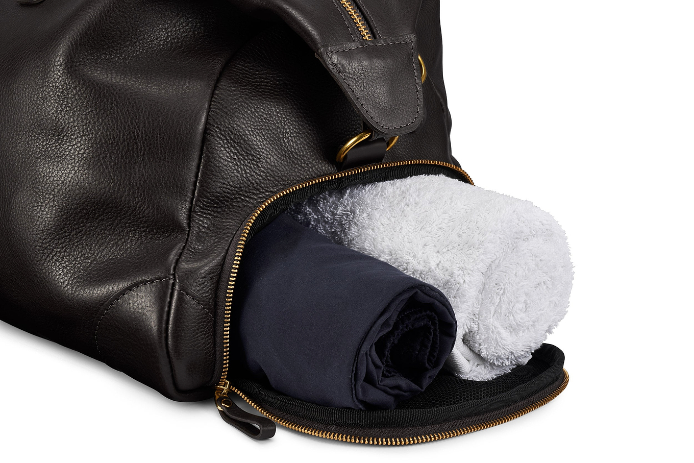 Leather Weekender - Black