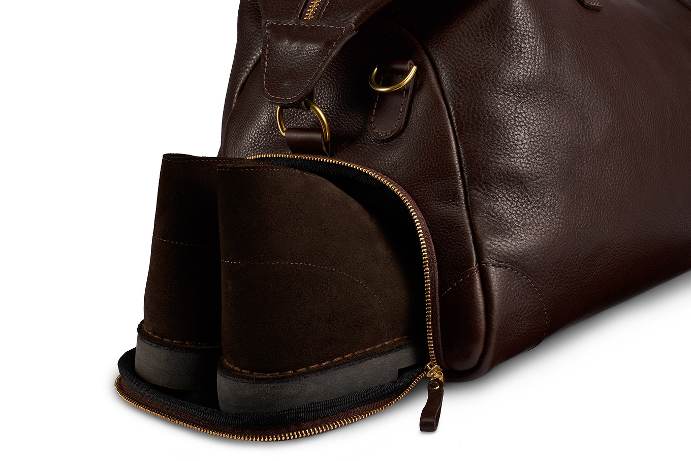 Leather Weekender - Brown