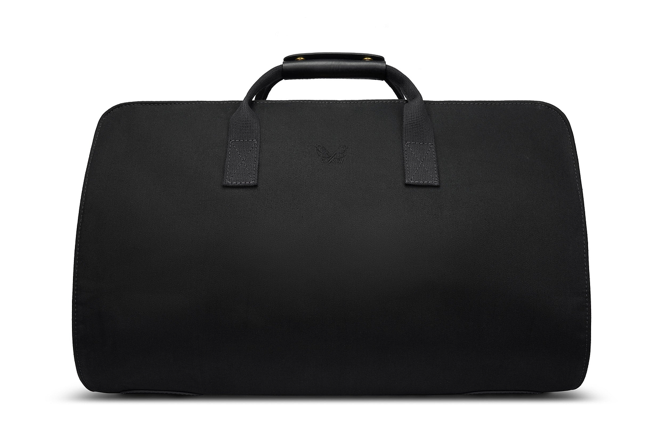 suit carrier holdall bag in black canvas