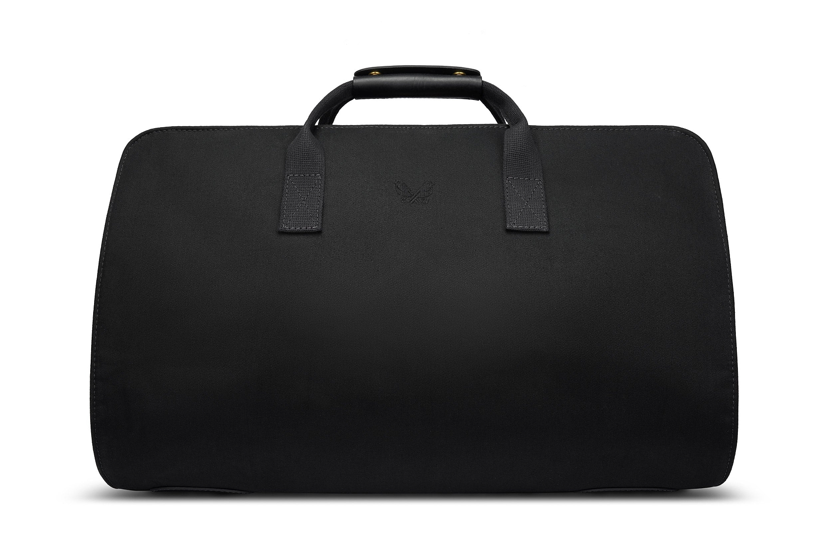 suit carrier holdall bag in black canvas