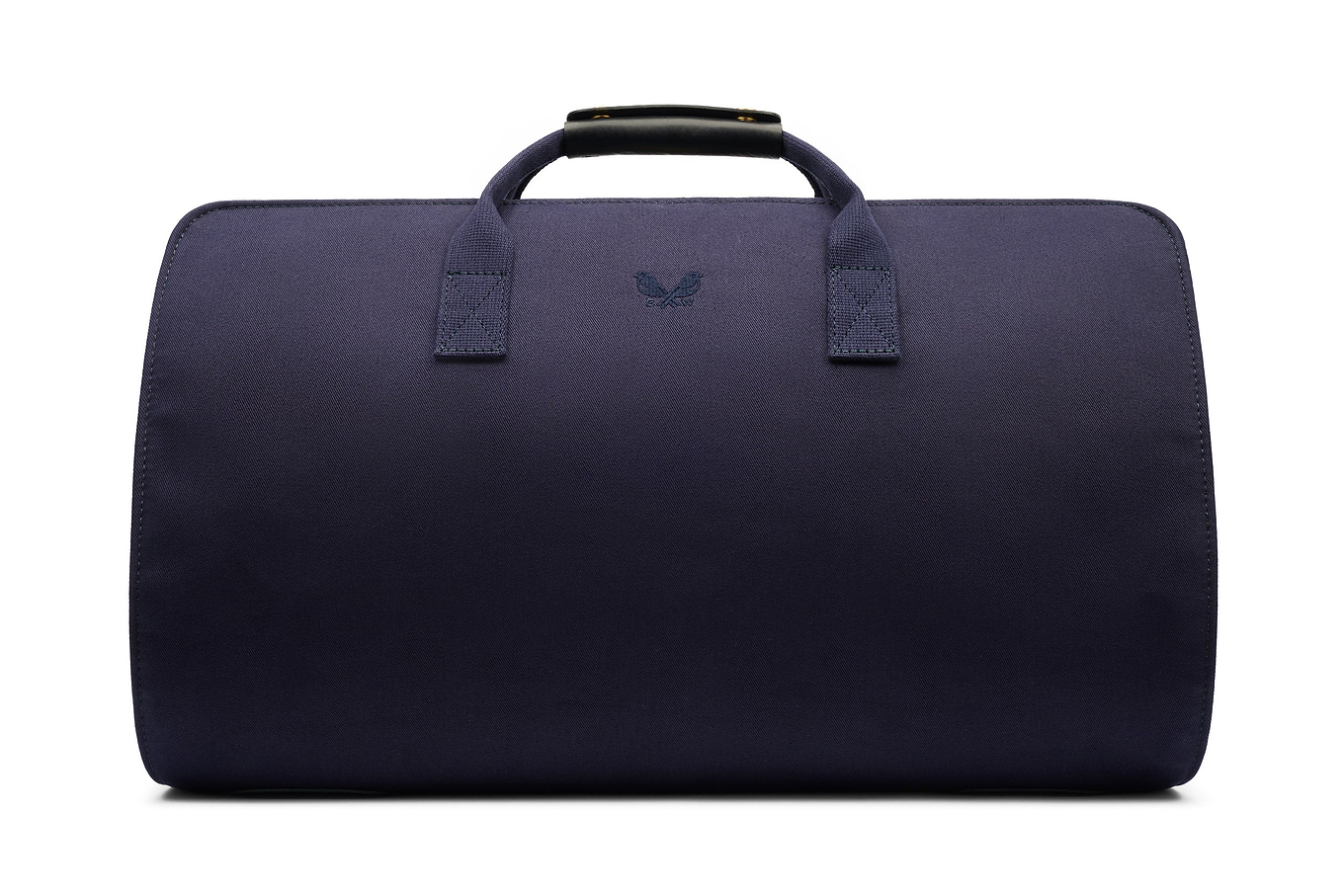 suit carrier holdall bag in navy canvas