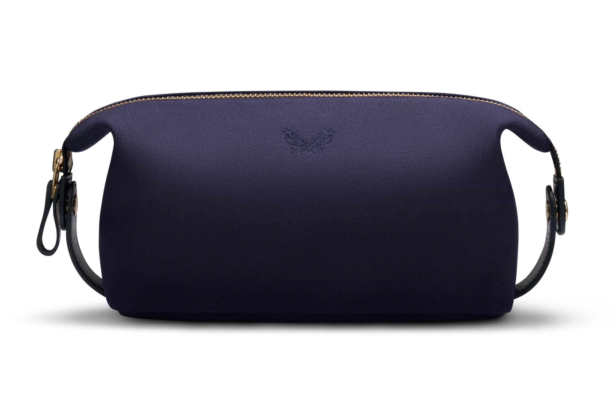 Canvas Wash Bag / Dopp Kit - Navy