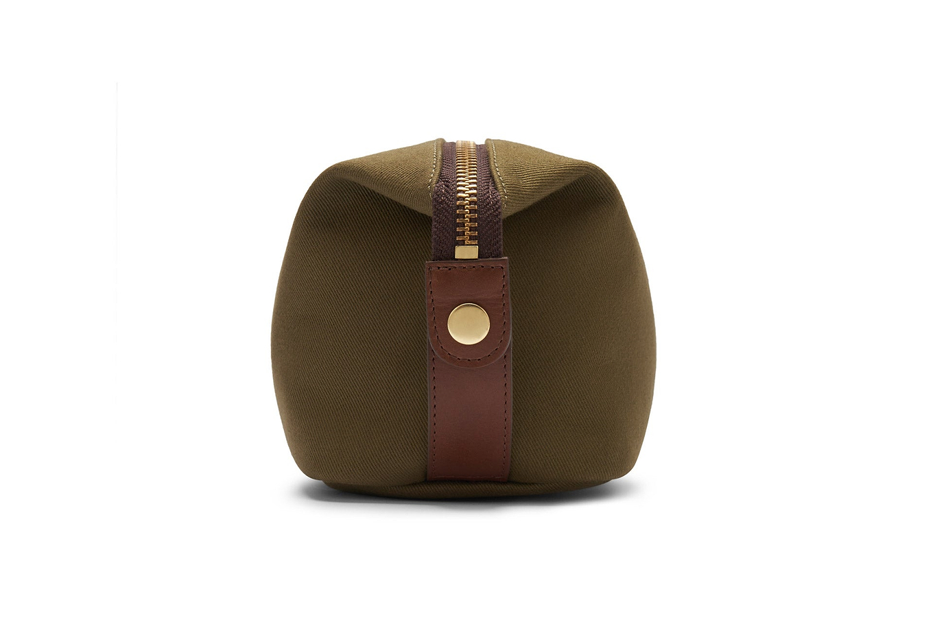 Canvas Wash Bag / Dopp Kit - Olive