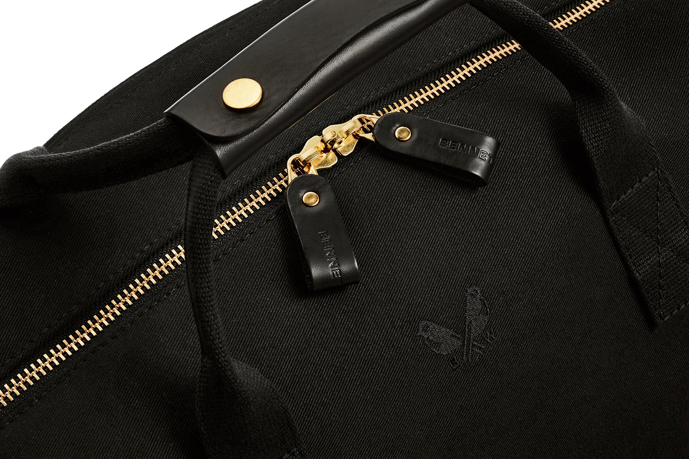 closures on weekender bag