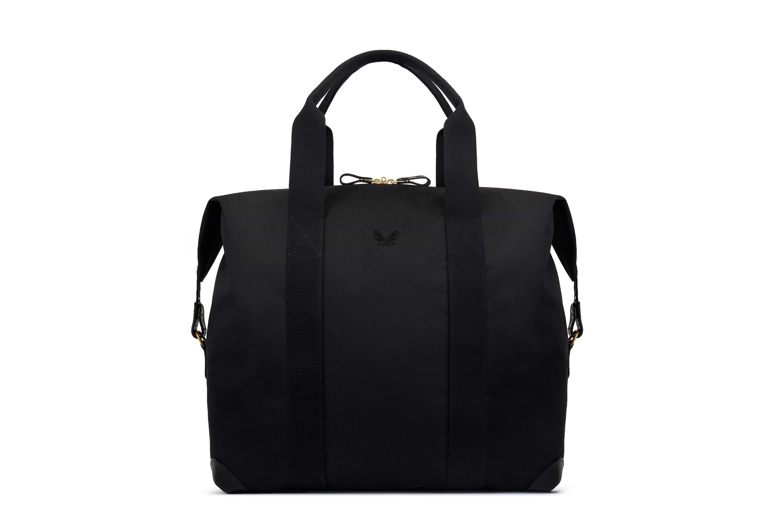 The Cargo Bag | 75L Medium Black Luxury Nylon Duffel Bag – Bennett