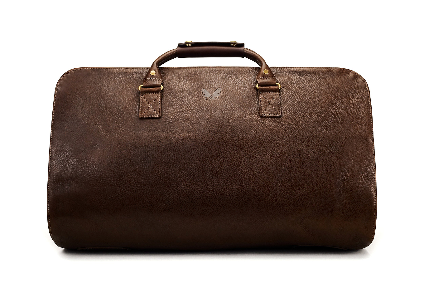 suit carrier holdall bag in black leather