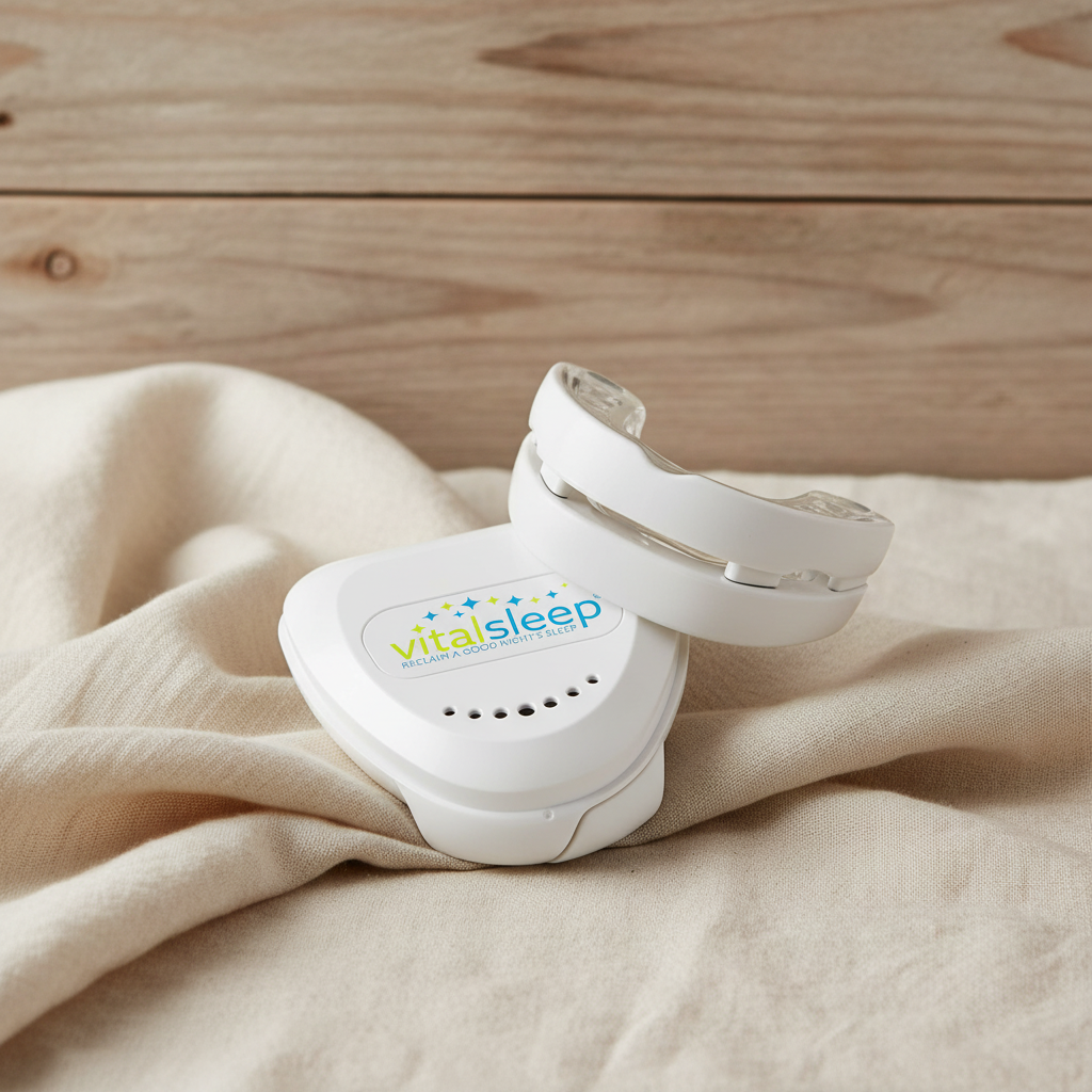 VitalSleep snoring-mouthpiece with storage case product image