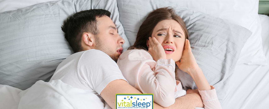 snoring couple