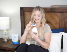 using snoring device