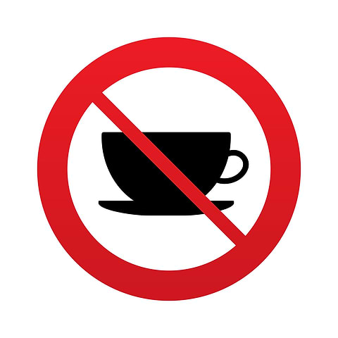 don't drink coffee before bed