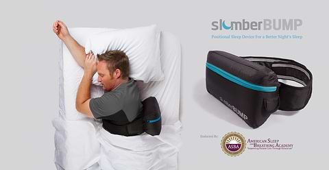 the slumber bumb sleep positional therapy device