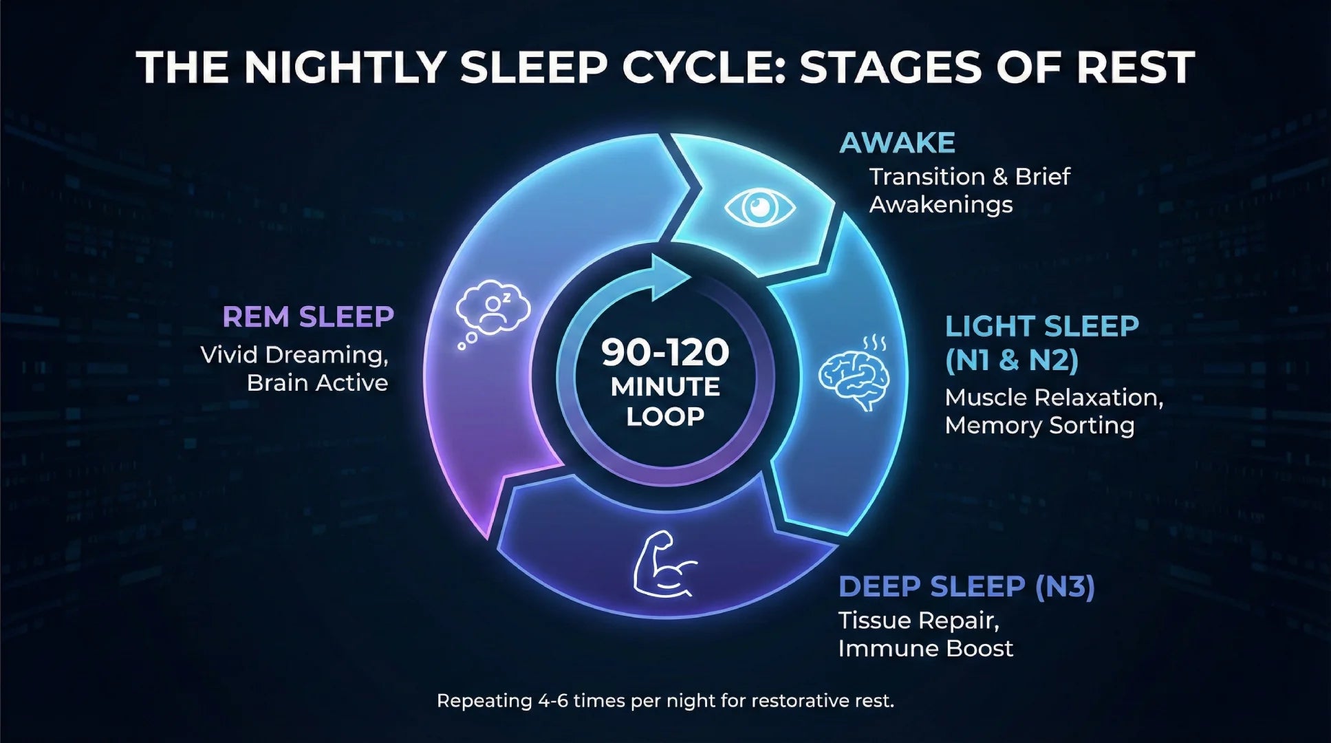 The Nightly Sleep Cycle: Stage of Rest