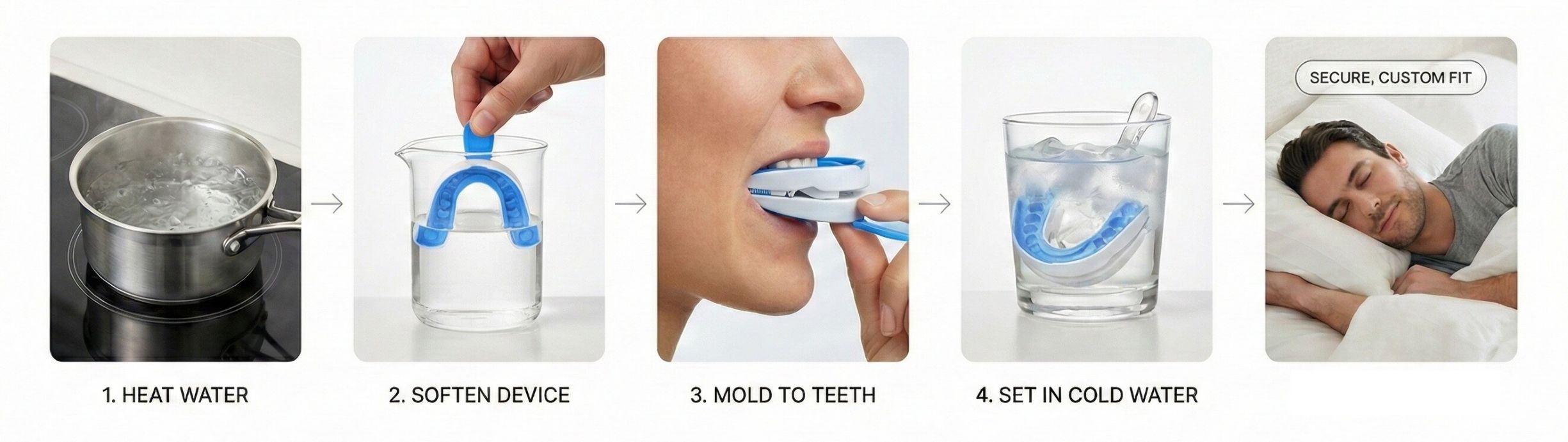 vitalSleep boil and bite customization process