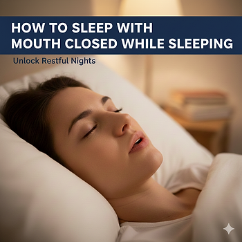 How to Keep Mouth Closed While Sleeping