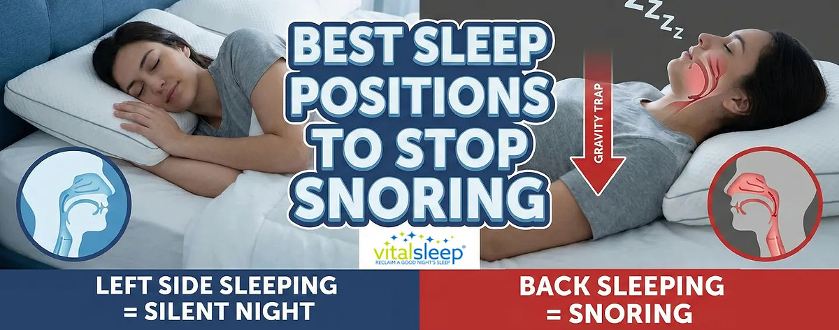 Sleeping Position to Stop Snoring & Help Sleep Apnea