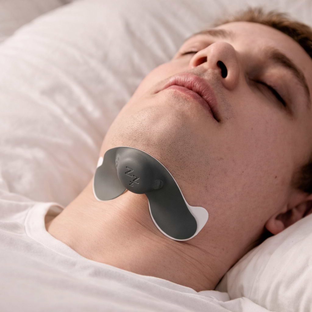 zeus review being worn on male chin