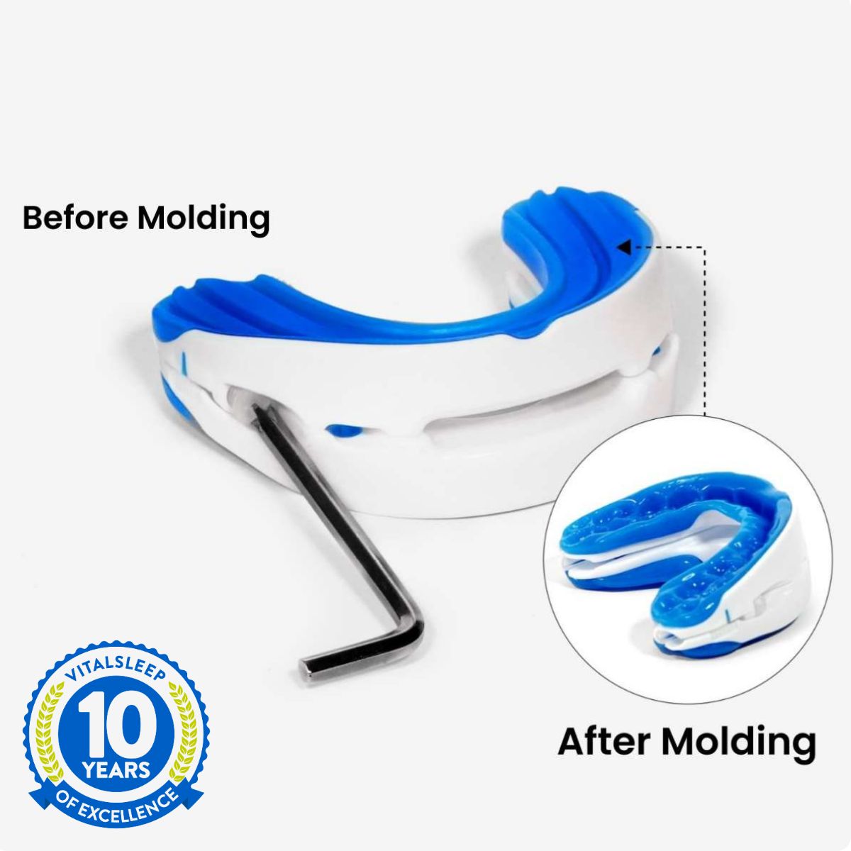 VitalSleep - Wake Up Refreshed - Adjustable Anti-Snoring Mouthpiece