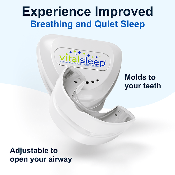 VitalSleep Anti-Snoring Mouthpiece - New Clear Color