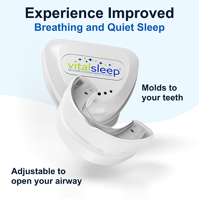 VitalSleep Anti-Snoring Mouthpiece - New Clear Color