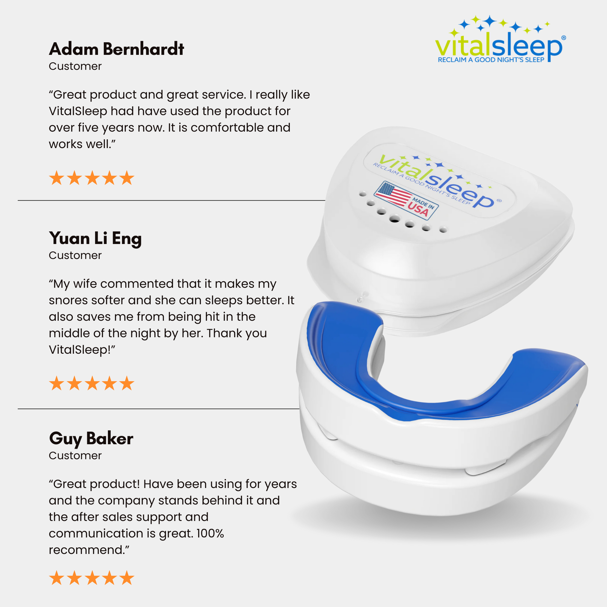 VitalSleep Anti-Snoring Mouthpiece