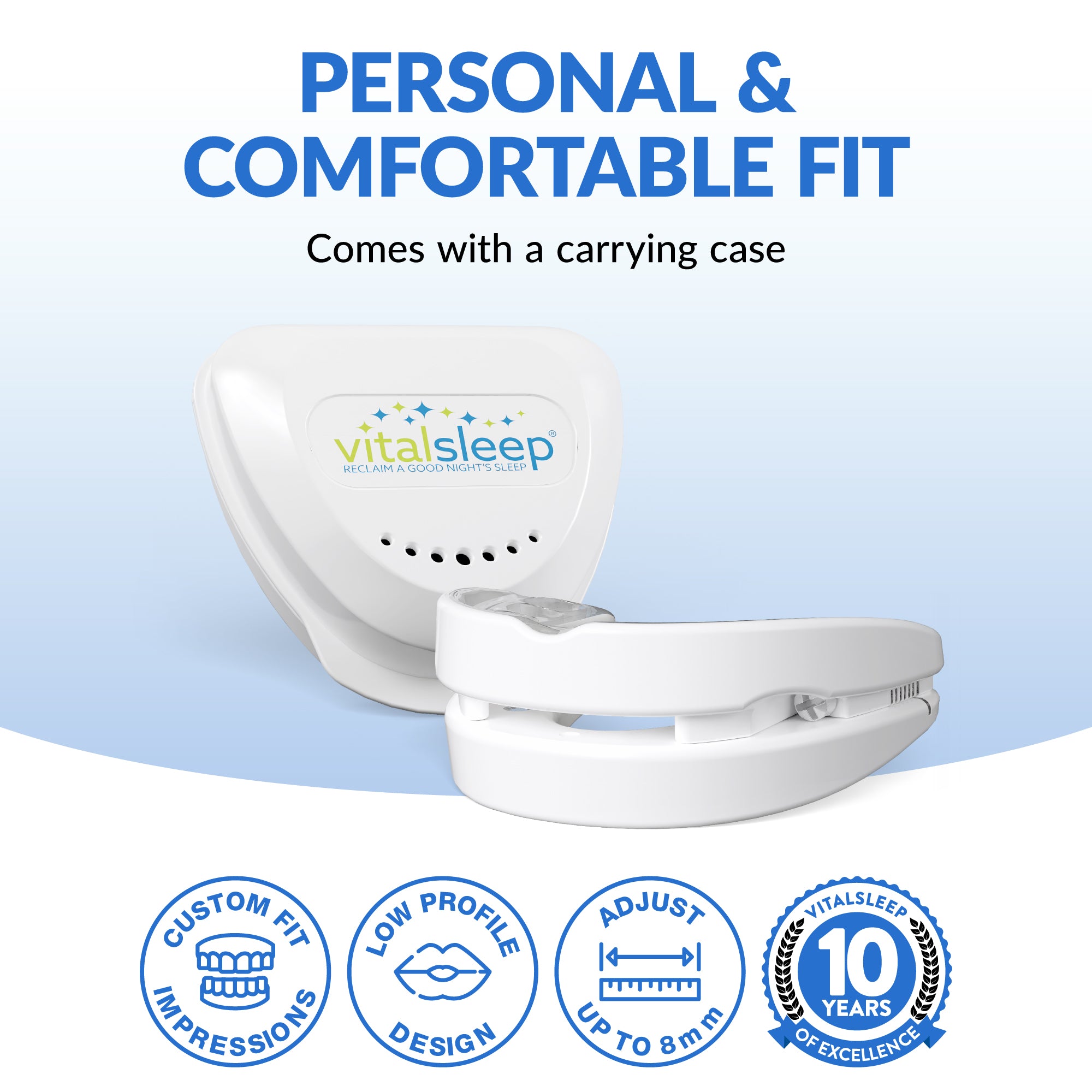 snoring device with case