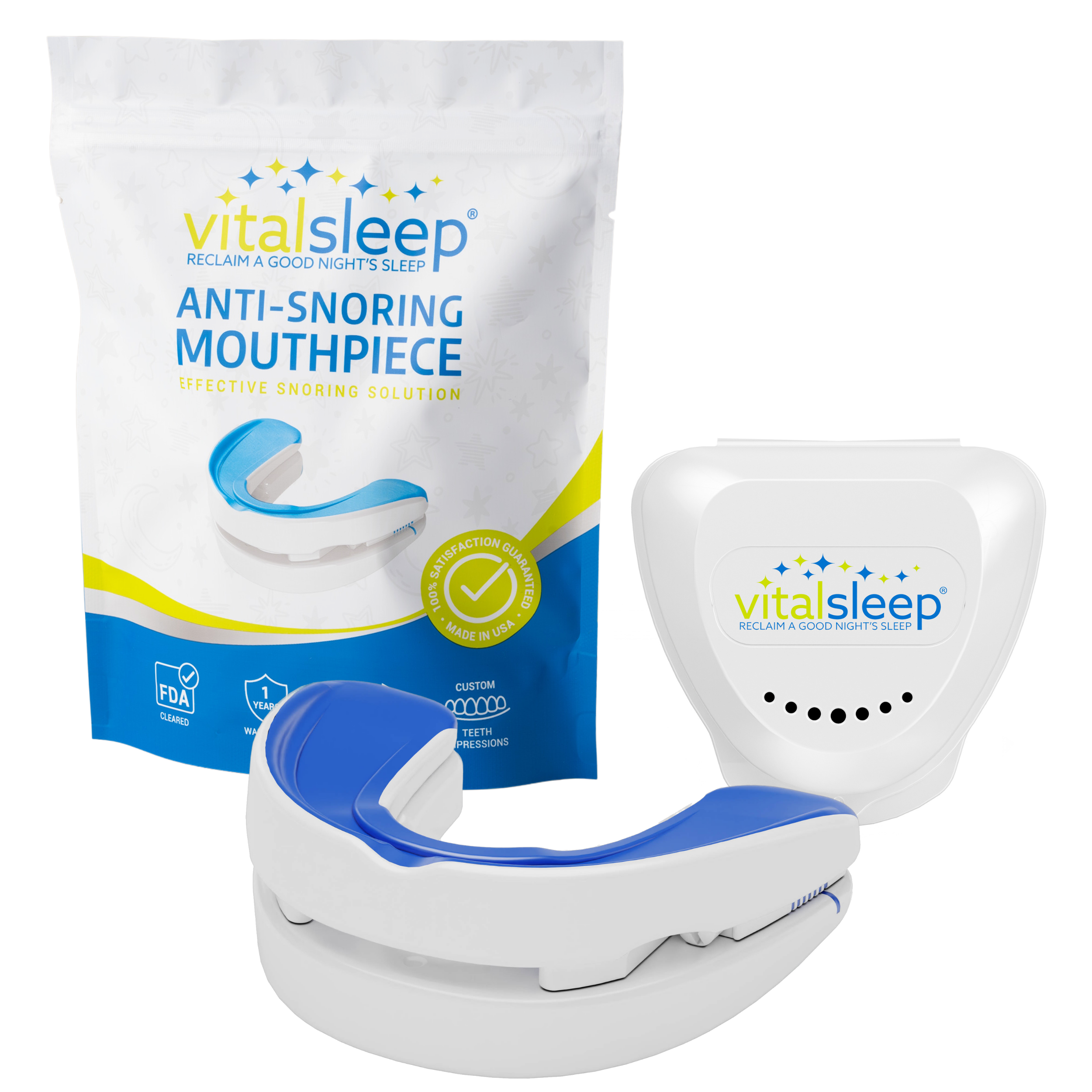 Mandibular Advancement Device - VitalSleep Snoring Mouthpiece