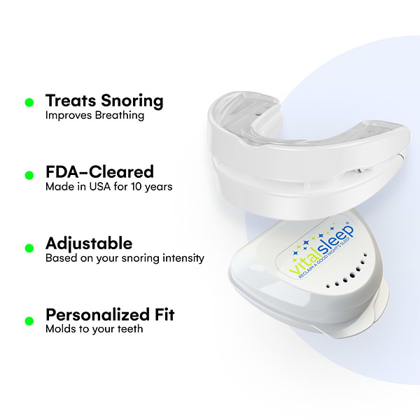 VitalSleep Mouthpiece For Snoring - Save $10