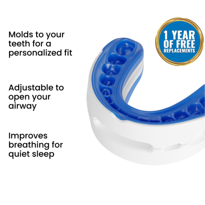 features snoring mouthpiece