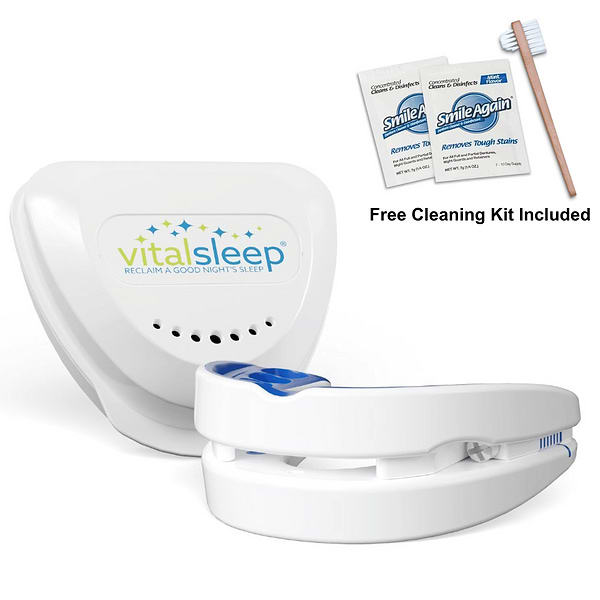 Vital Sleep Mouthguard For Snoring with Cleaning Kit snoring device
