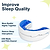 front and side view snoring mouthpiece with benefits