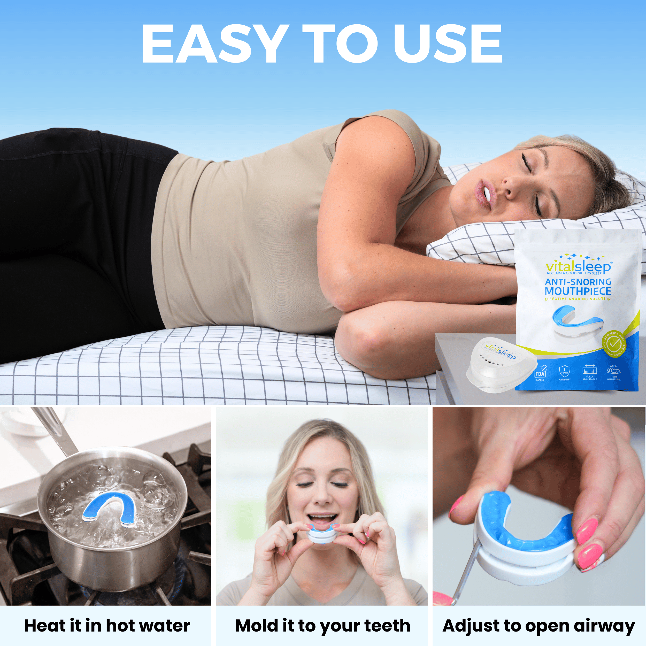 snoring mouth guards that work