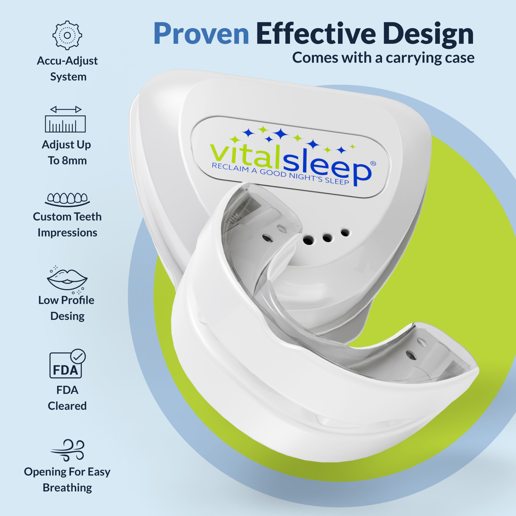 VitalSleep Snoring Mouthpiece DuoPack (2 Pieces)