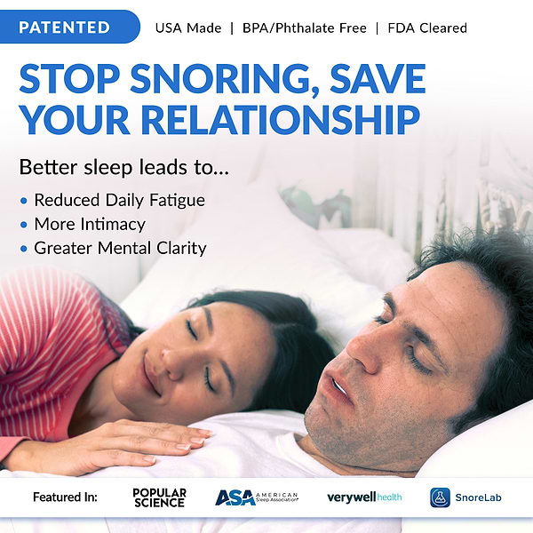 VitalSleep - Adjustable Anti-Snoring Mouthpiece- Wake Up Refreshed