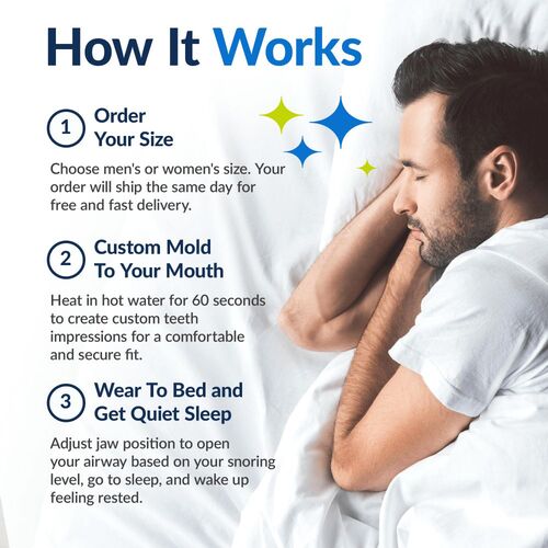 Nighttime mouthpiece for better airflow