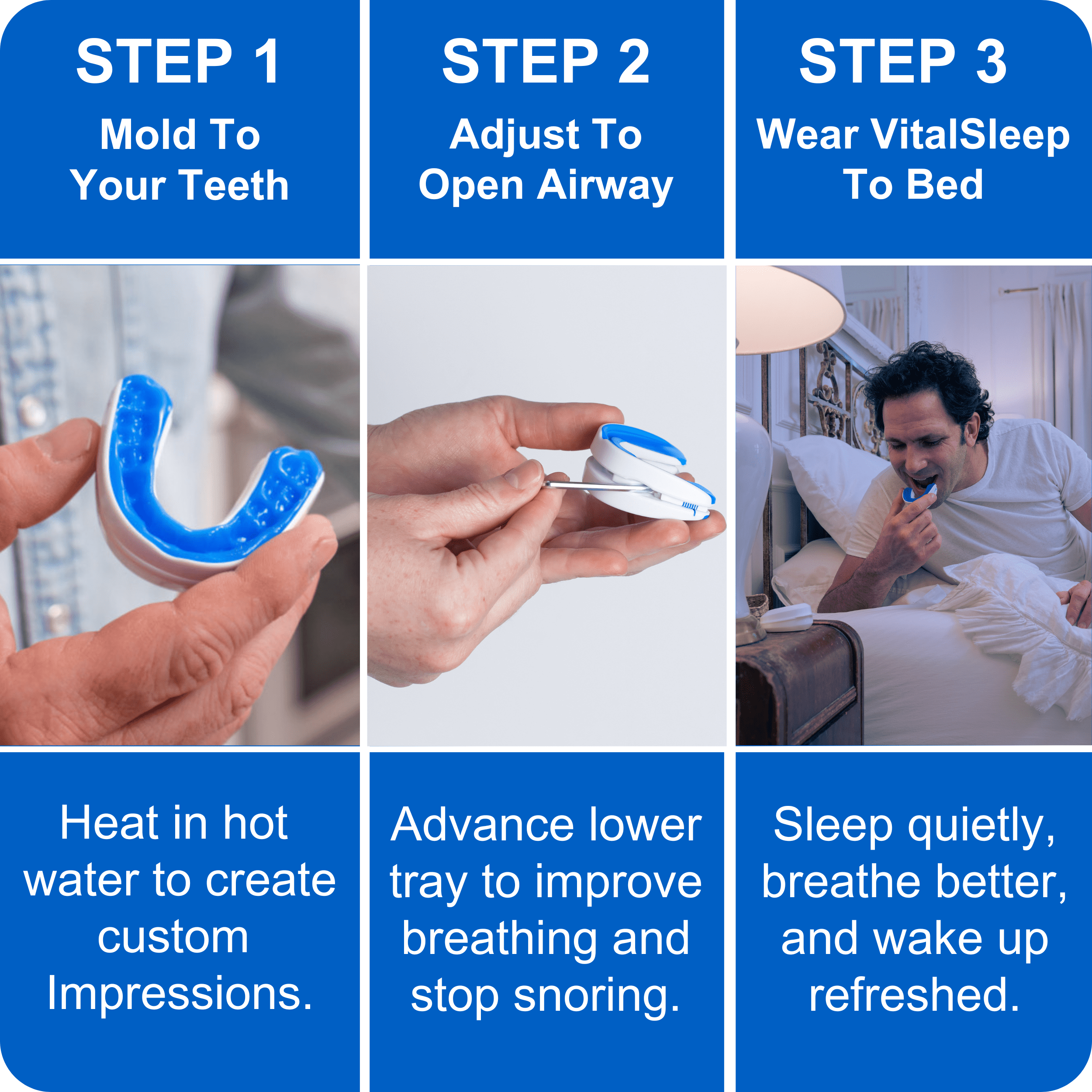 2 VitalSleeps - FREE OAP Cleaner, Brush & 2 Sleep Masks