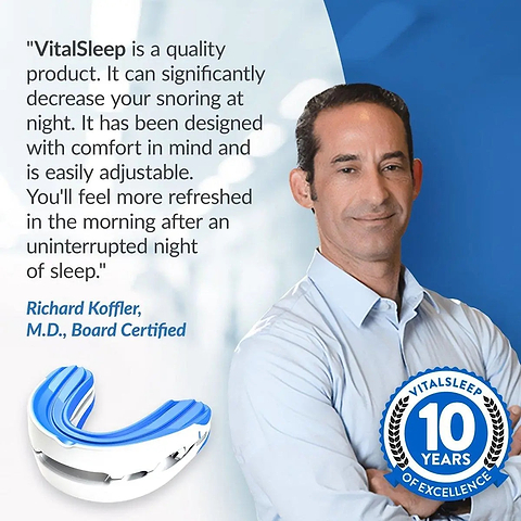 Peak Performance Sleep System and VitalSleep Mouthpiece snoring device