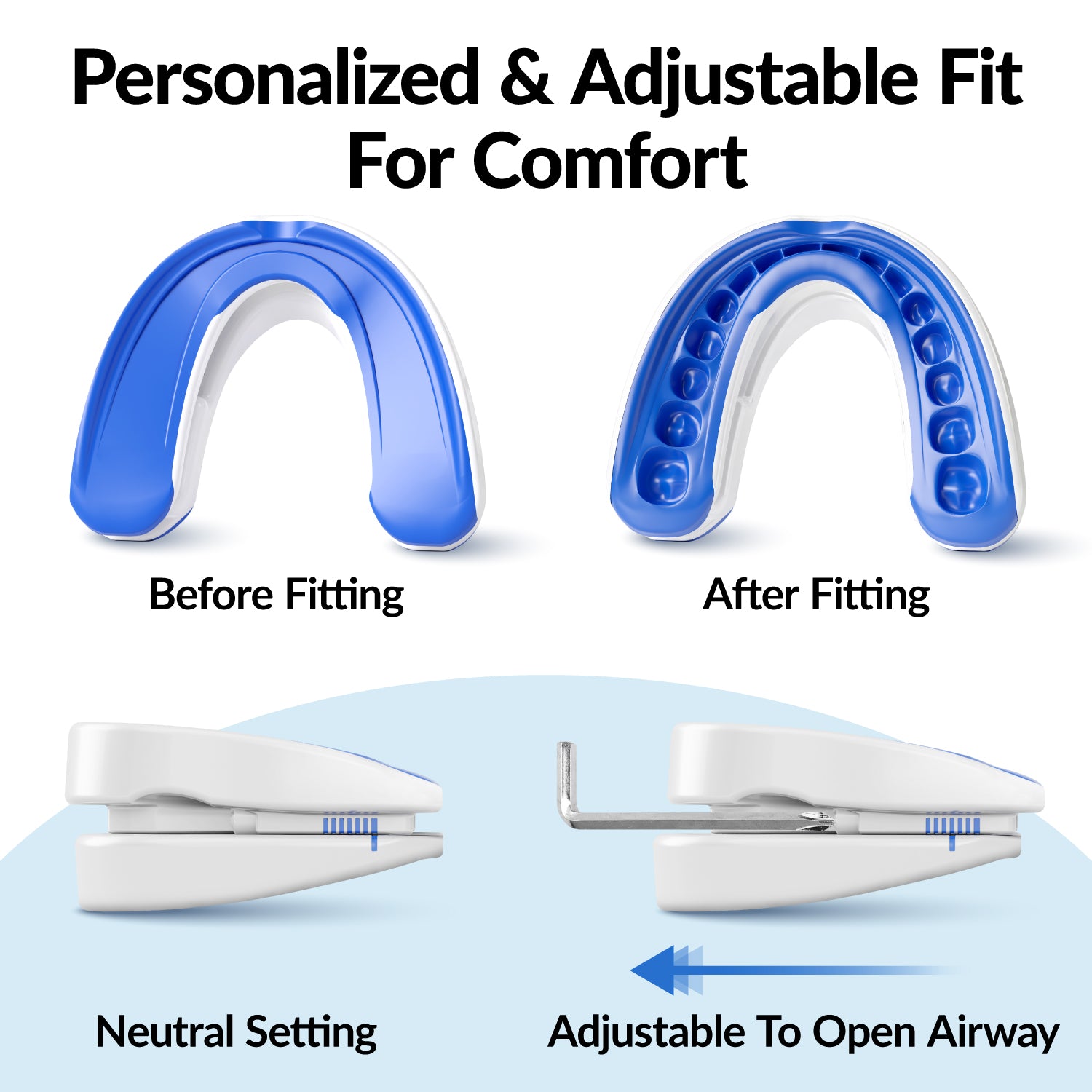 adjustable snoring devices