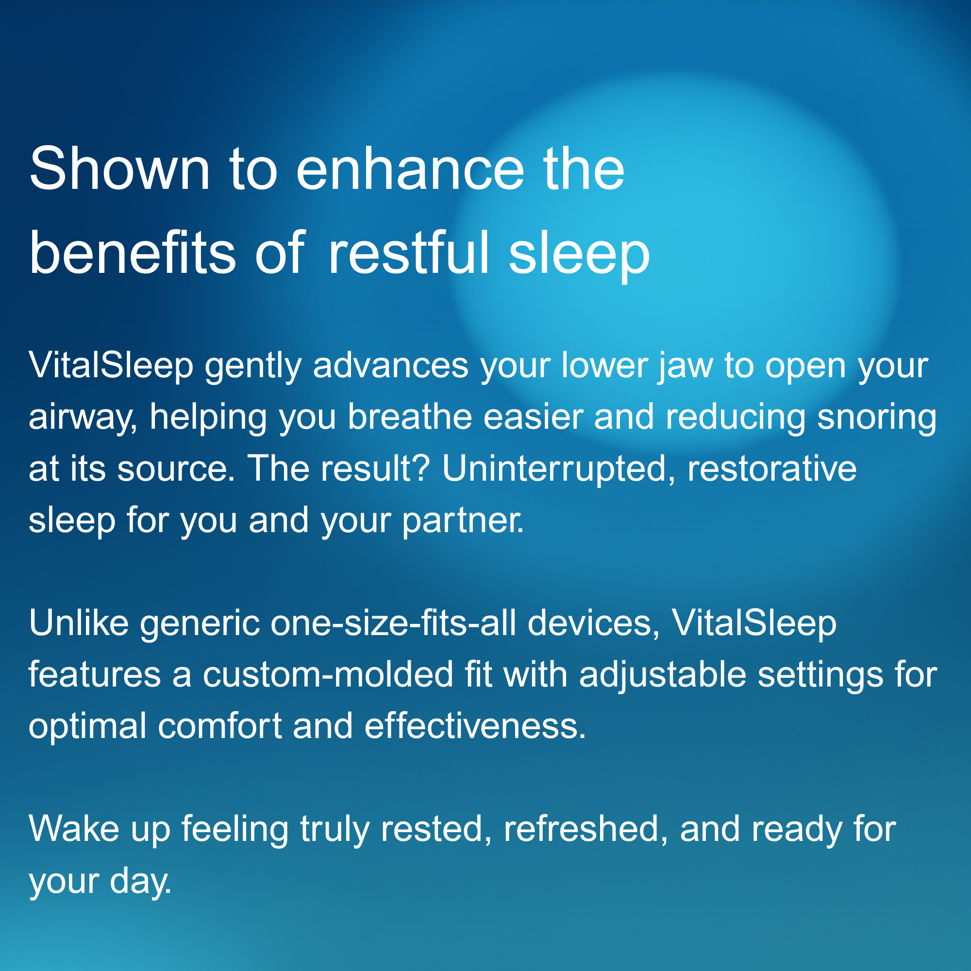 VitalSleep Anti-Snoring Mouthpiece