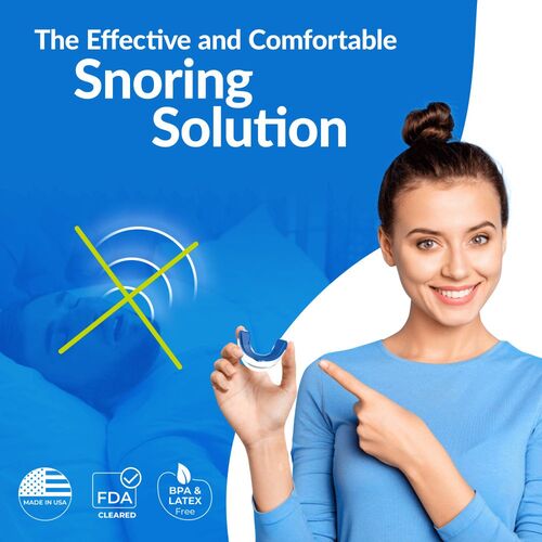 Mouthguard designed to reduce snoring sounds