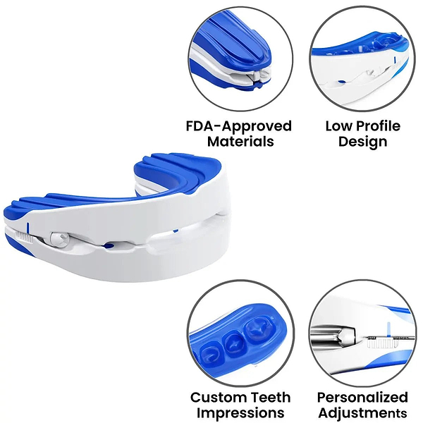 VitalSleep mouthpiece designed specifically for individuals suffering from chronic snoring problems