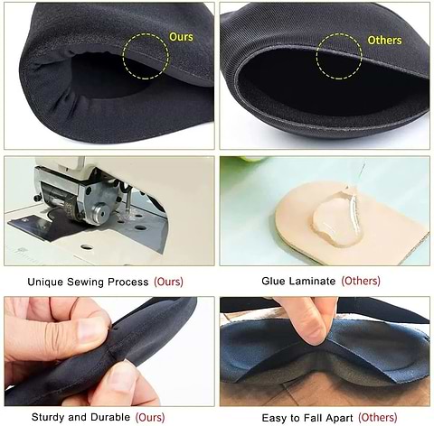 Upgraded Black Out Sleep Mask
