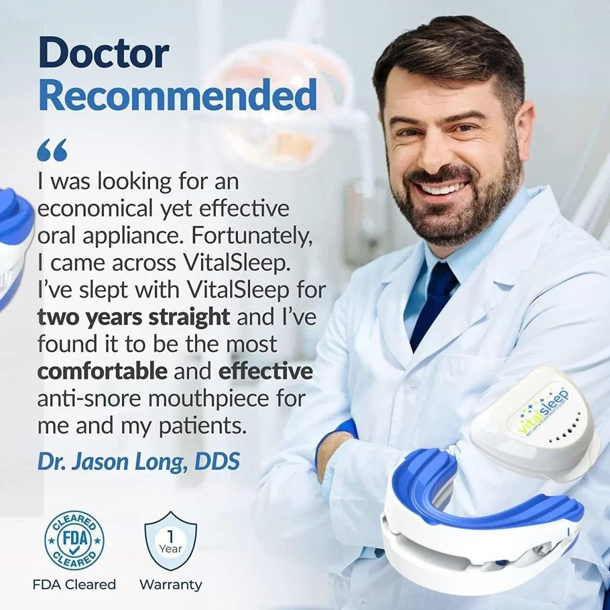 פייס נגד נחירות VitalSleep snoring device