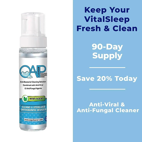 Large OAP Anti-Bacterial Mouthpiece Cleaner | VitalSleep