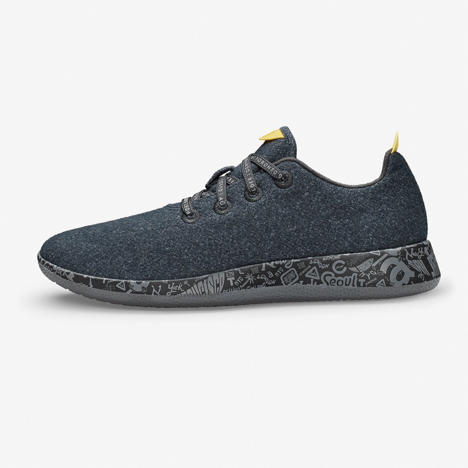 Women's Wool Runners - Ntrl Blck (Snny Mrgld)